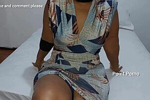 my stepmom called me to her room for a talk but wanted to give me her holes