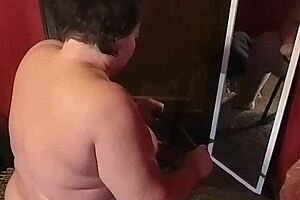 Intense Dildo Chair Orgasm With Big Ass Milf