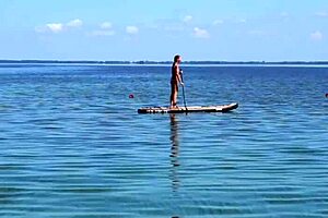 Mature amateurs enjoy outdoor kayaking adventure number three