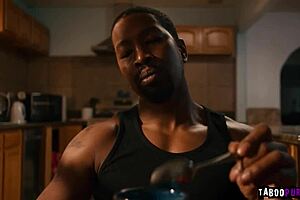 As newlyweds, Puck and Isiah Maxwell try intimate sex in the house with that eerie presence around us