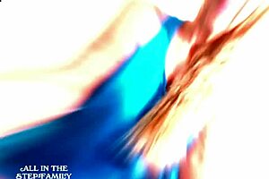 On vacation, stepmom's bikini got me excited, so she helped me out. Curvy cougar in homemade scene 2 of 3.