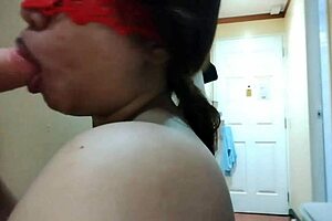 Asian Cumslut Sucks Cock for Facial