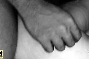 Married woman in trailer gives ass to builder with buttplug and fisting at work