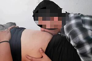 milf girl belly button licking leads to orgasm