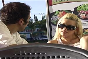 starla looks up at camera while sucking dick and being boned