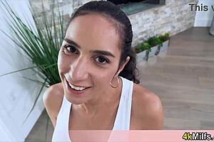 Sporty Golddigger Stepmom Gets Her First Taboo Fuck And Enjoys It