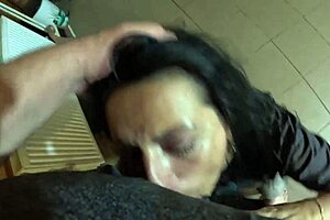 face-fucking and cum play while wearing tight jeans preview