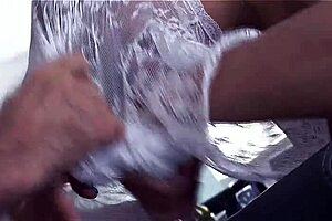 Vicky as secretary meets client and fucks without condom 😏