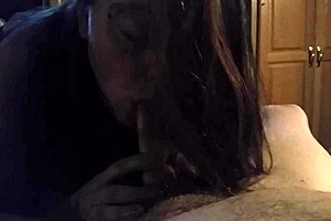 Slut wife sucks daddy's cock