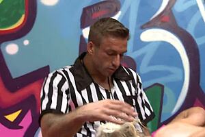 Blonde And Brunette Milfs In Wild Orgy!