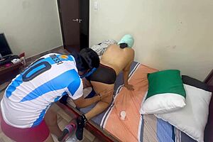 i catch my stepmom touching my stepsister, i join and fuck her in front