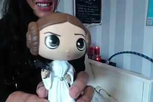 Maxine Fucks The Fattest Guy While Playing With Her Tits