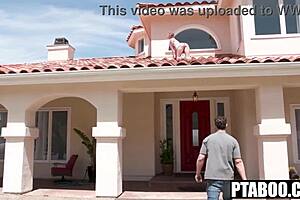 มิลฟ์หน้าอกใหญ่ อดิรา อัลลูร์ โดนเซ็กส์ก้นโดยคนแปลกหน้า ขณะหาแมวหาย