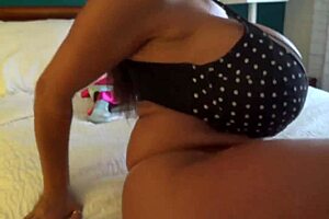 Mrs James Heavy Breasts In A Big Bikini