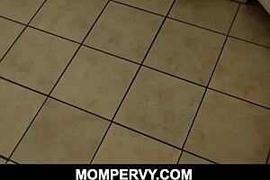 Carmen Valentina fucks stepson secretly.