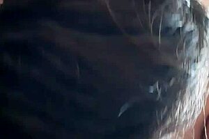 Mature woman in suggestive action