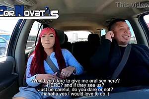 Intense porn casting with young Mexican redhead in fucking scene