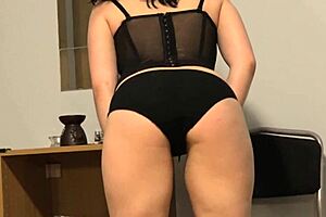 Beautiful Ass Fucked By Chair Leg In Corset, Unusual Milf Masturbation Fetish