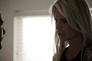 Rachael Cavalli in Missax desires, deepthroating big cock with her boobs bouncing