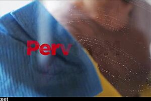 Stepmom rides dildo when stepson walks in