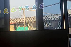 Couple flashes at public bar and beach