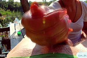 jerking off to a stranger for cash in public place gets so kinky and real