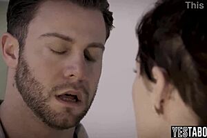 Big boobs milf nurse fucks paralysed patients husband