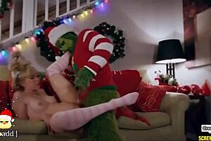 Grinch parody with milf in doggystyle