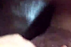 close up of a mature bbw wife getting a huge load on her big ass.