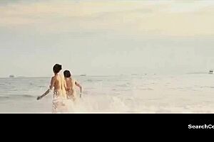 Sara's Gil In Puzzled Love With Big Tits And Blowjob!