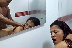 Salma enjoys stepsons delicious cock in her wet pussy.