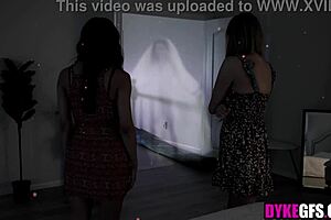 Blonde milf shaved pussy girl on girl in mansion