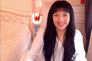 Small tit brunette Helga Muah aka Jessy sexy strip and tease