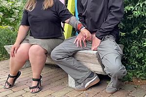 Curvy Mature Milf Receives Handjob on Wet Pussy