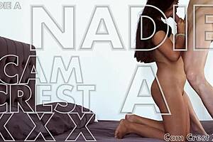 Stepdad instructs his babygirl on sex with oiled massage and feet play