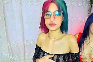 Horny milfs with natural tits are eager to take monster cocks in orgy 😈