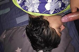 Curvy blonde milf gets oiled and fucked