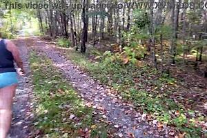 Walking outside leads to quickie ass worshiping and deepthroat on tight pussy