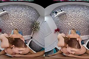 vrhush takes hands-on approach with alura jenson and laney grey!