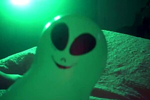 blonde pornstar encounters alien with monster cock