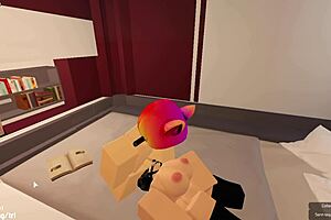 having a fun time playing roblox with friends