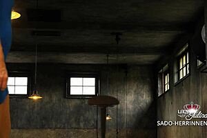 Kniend vor der lederherrin da ist dein platz mein spielzeug