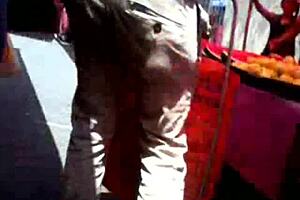 Milf In Jeans Asks, 'Want My Big Ass On The Street?'