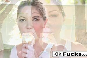Kiki's Sexy Messy Time With Ice Cream