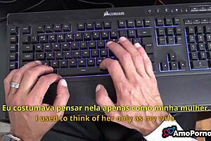 gosto de ver minha esposa brasileira com pau grande de um bbc em threesome anal