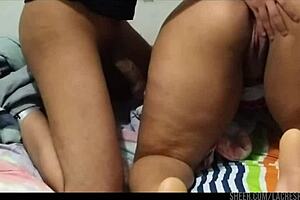 Enjoying a sweaty ass sucking session.