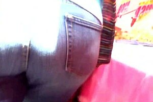 Milf In Jeans Asks, 'Want My Big Ass On The Street?'