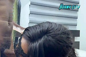 Big Ass Milf Fucks Her Ebony Maid In Oiled Doggystyle And Cowgirl!