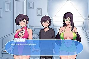 Happy puppies enjoy a snow daze adventure