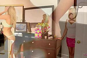 Birthday Party Turns Into Pussy Licking And Cumming For Two Lesbian Blondes